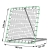 Bramka treningowa, rebounder, Neo-Sport, 100x100 cm