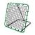 Bramka treningowa, rebounder, Neo-Sport, 120x120 cm