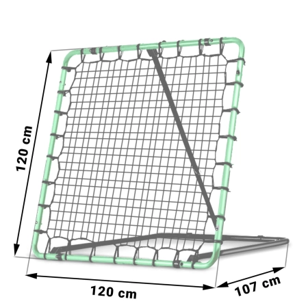 Bramka treningowa, rebounder, Neo-Sport, 120x120 cm
