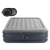 Materac dmuchany z wbudowaną pompką, Intex, 203x152x42 cm, szary