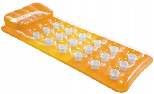 Przejdź do produktu Materac do pływania, Intex, 188x71 cm, pomarańczowy