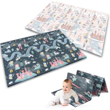 Mata piankowa, składana, Nukido, 200x150x1 cm