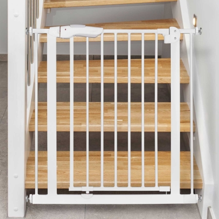 Barierka, bramka zabezpieczająca, Nukido, biały