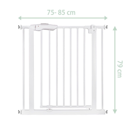 Barierka, bramka zabezpieczająca, Nukido, biały