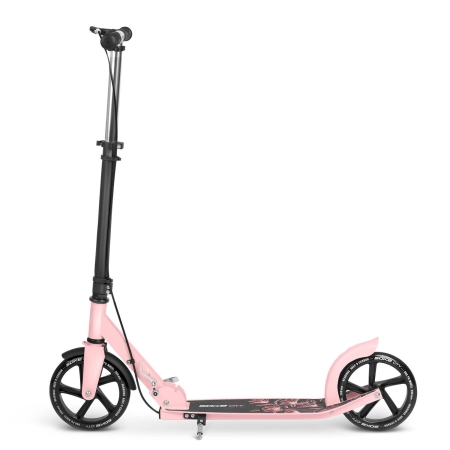 Hulajnoga dwukołowa, Soke City, czarno-różowa