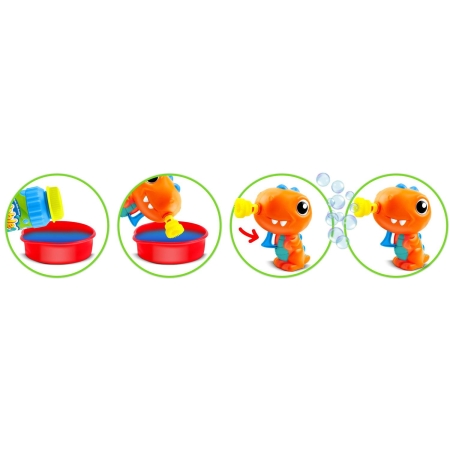 Maszynka do baniek, dinozaur, Ricokids