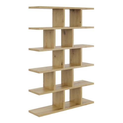 Przejdź do produktu Duży regał z półkami, biblioteczka, HOLT, 70x18x101 cm, dąb artisan, mat