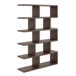 Regał ścienny, otwarty, biblioteczka, RALF, 70x18x101 cm, wenge, mat
