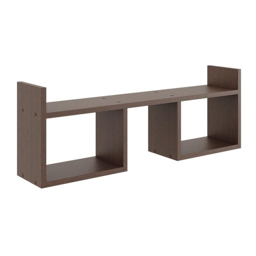 Przejdź do produktu Półka wisząca, minimalistyczna, LINA, 90x18x32 cm, wenge, mat