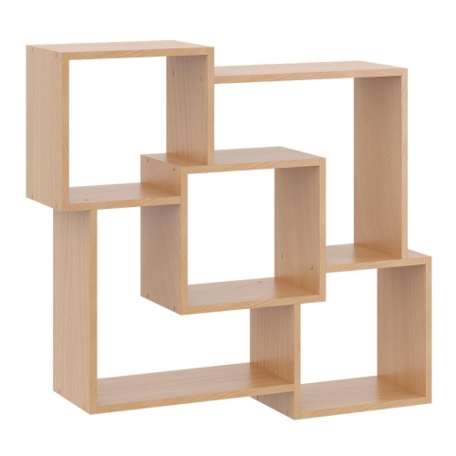 Przejdź do produktu Półka wisząca, dekoracyjna, MURA, 98x18x90 cm, buk, mat