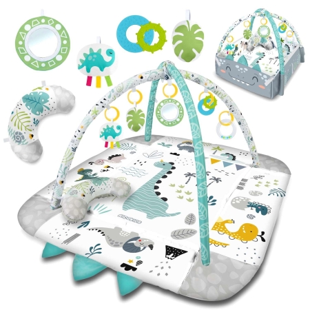 Mata interaktywna, edukacyjna, 3w1, Nessi, 110x100x53 cm