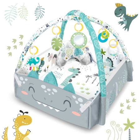 Mata interaktywna, edukacyjna, 3w1, Nessi, 110x100x53 cm