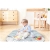 Mata interaktywna, edukacyjna, 3w1, Nessi, 110x100x53 cm