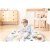 Mata interaktywna, edukacyjna, 3w1, Nessi, 110x100x53 cm