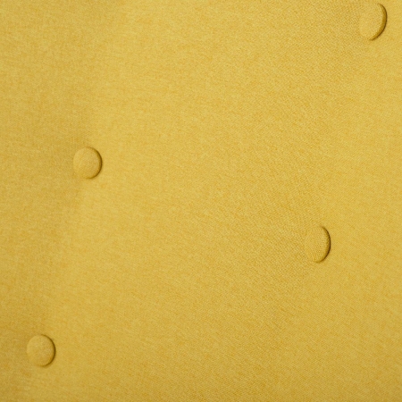 Fotel uszak z podnóżkiem do salonu, Norse, żółty