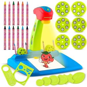 Projektor do nauki rysowania, Ricokids, niebieski
