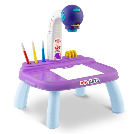 Projektor do nauki rysowania, Ricokids, fioletowy