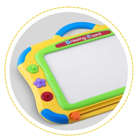 Znikopis, tablica do rysowania, Ricokids, żółty