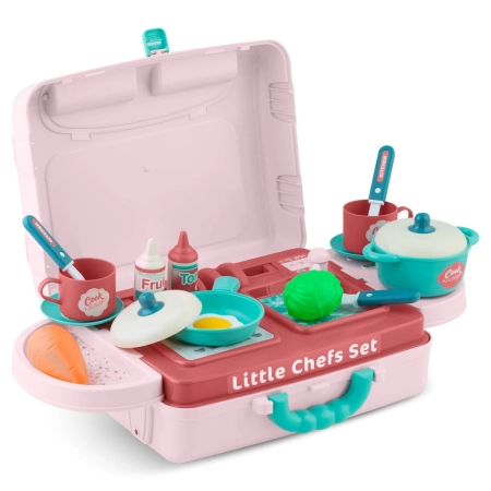 Mini kuchnia z walizką dla dzieci, Ricokids