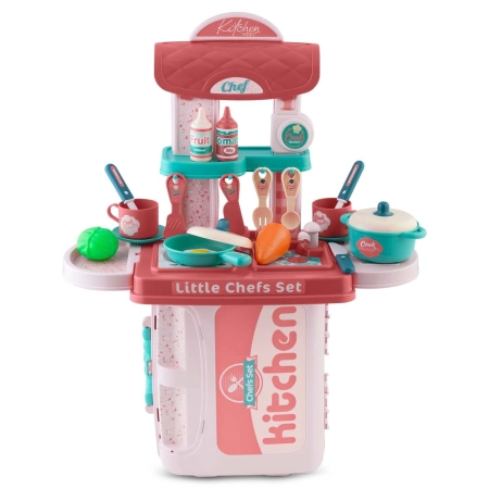Mini kuchnia z walizką dla dzieci, Ricokids