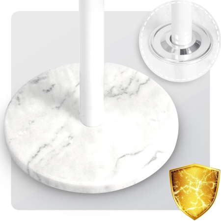 Wieszak na ubrania, podłogowy, Massido, 47x47x175 cm, biały