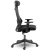 Fotel biurowy z funkcją bujania, mikrosiatka, Brema, czarny