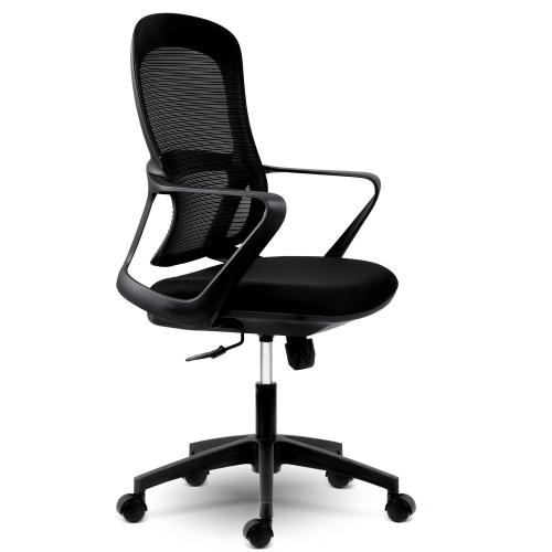 Przejdź do produktu Fotel do biura, obrotowy, wentylowany, Haga, czarny