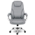 Fotel biurowy, gabinetowy, obrotowy, Batory, jasno szary