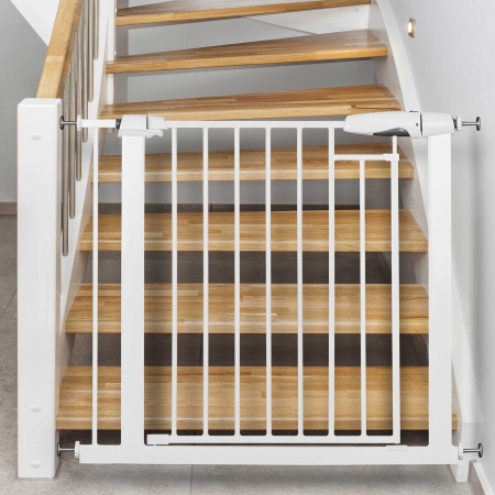 Barierka, bramka zabezpieczająca, Nukido, biały