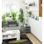 Szafka nocna, STILO, 3 szuflady, 40x35x57 cm, biały, grafit szary, mat