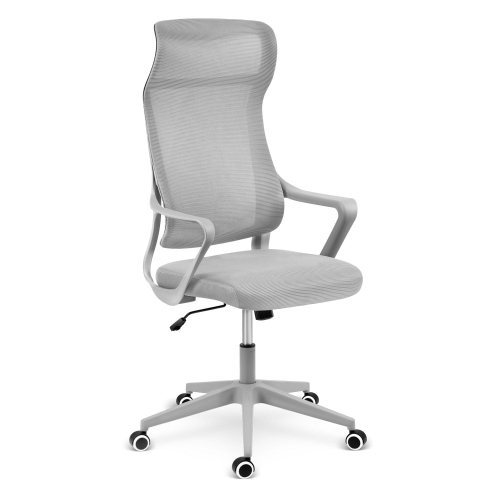 Przejdź do produktu Nowoczesny fotel biurowy z mikrosiatki, Labi, szary