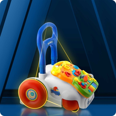 Chodzik edukacyjny z muzyką, 2w1, Ricokids, biały