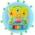 Chodzik edukacyjny z muzyką, 2w1, Ricokids, turkusowy