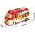 Zabawka edukacyjna, autobus, Ricokids, czerwony