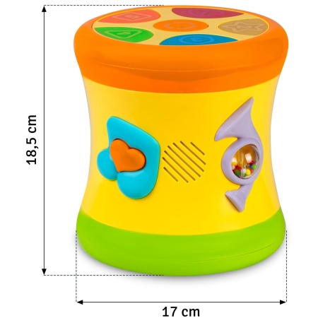 Zabawka edukacyjna, bębenek, Ricokids
