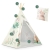 Namiot tipi dla dzieci, Nukido, 114x114x165 cm, beżowy