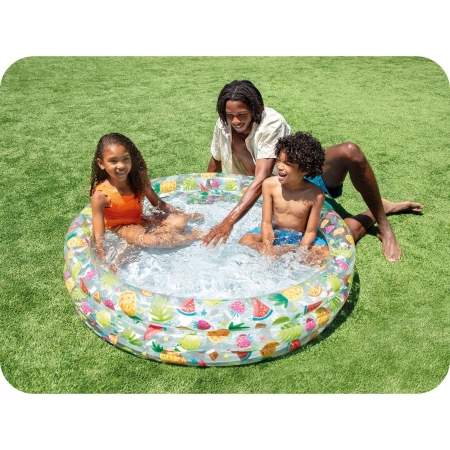 Basen dmuchany, ananaski, Intex, 132x28 cm