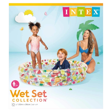 Basen dmuchany, ananaski, Intex, 132x28 cm