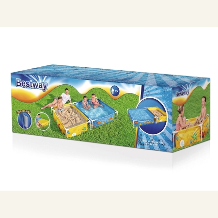 Basen stelażowy dla dzieci z piaskownicą, Bestway, 213x112x30,5 cm