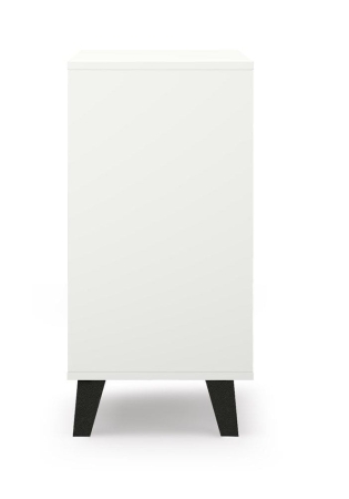 Mała komoda z szufladami, Scandi, 70x39x79 cm, biały, mat