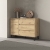Komoda na nóżkach z szufladami, Scandi, 110x39x79 cm, dąb artisan, mat