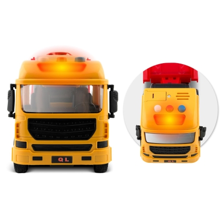Zabawka edukacyjna, ciężarówka, 5 aut, Ricokids
