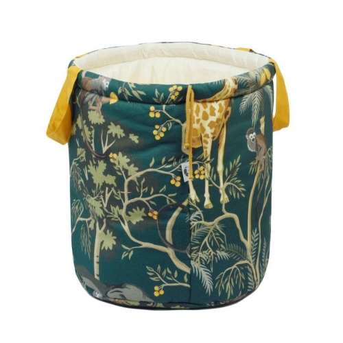 Przejdź do produktu Pojemnik na zabawki, 40x50 cm, bawełniany, safari