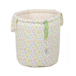 Pojemnik na zabawki, 40x50 cm, bawełniany, pudrowe cukierki