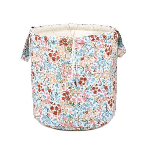 Przejdź do produktu Pojemnik na zabawki, 40x50 cm, bawełniany, łączka zajączka