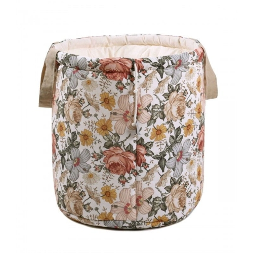 Przejdź do produktu Pojemnik na zabawki, 40x50 cm, bawełniany, słodka sielanka