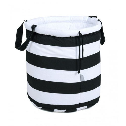 Przejdź do produktu Kosz na zabawki, 40x50 cm, bawełna, panda w chmurach