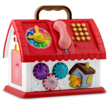 Zabawka edukacyjna, domek z telefonem, Ricokids