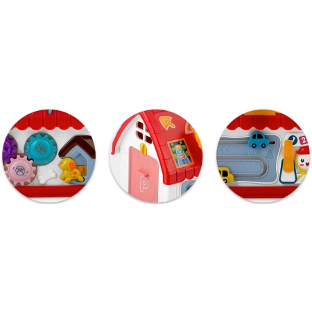 Zabawka edukacyjna, domek z telefonem, Ricokids