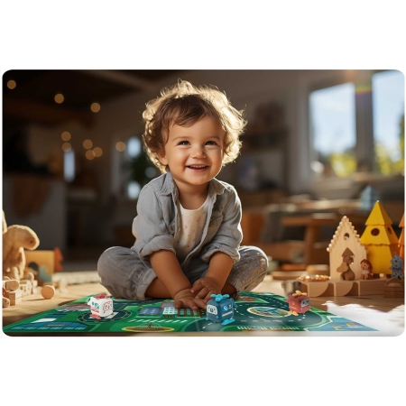 Zabawka edukacyjna, domek z telefonem, Ricokids